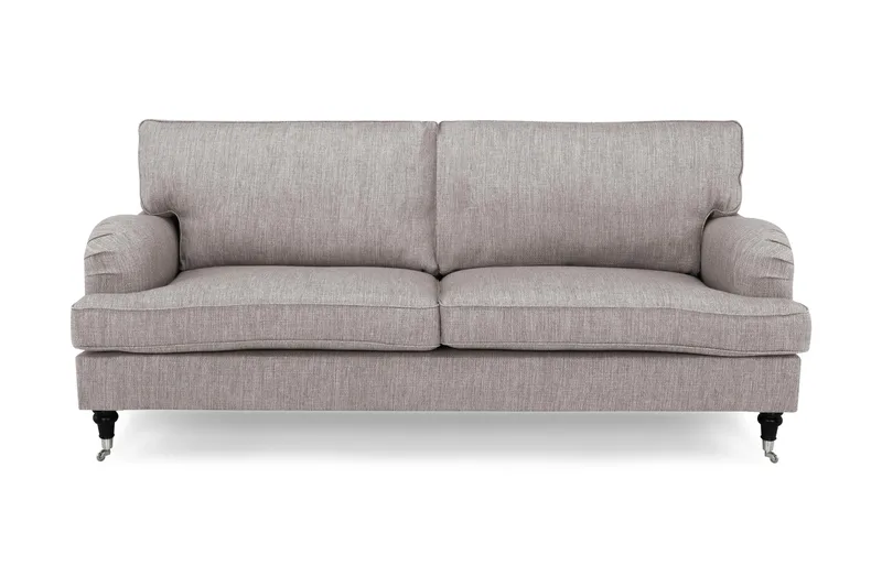 Howard Classic 3-seters Stoffsofa, Beige / Grå