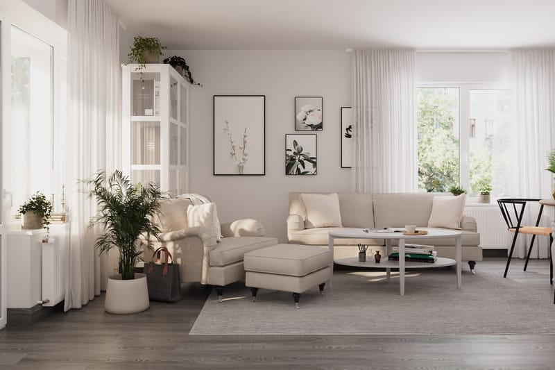 Howard Classic 3-seters Stoffsofa - Beige - Møbler - Sofaer - Howard sofa