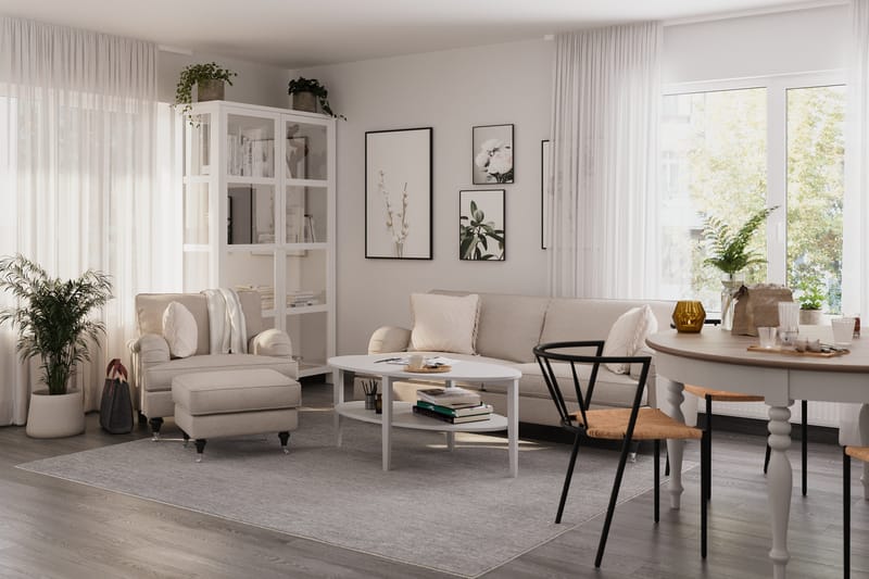 Howard Classic 3-seters Stoffsofa - Beige - Møbler - Sofaer - Howard sofa