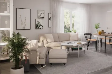 Howard Classic 3-seters Stoffsofa - Beige - Møbler - Sofaer - Howard sofa