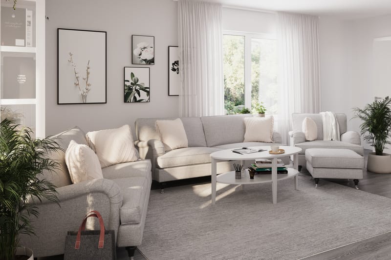 Howard Classic 3-seters Stoffsofa - Grå - Møbler - Sofaer - Howard sofa