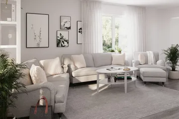 Howard Classic 3-seters Stoffsofa - Grå - Møbler - Sofaer - Howard sofa