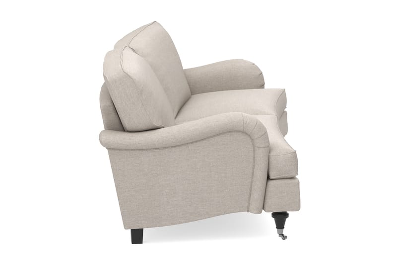 Howard Classic 3-seters Svunget Stoffsofa - Beige - Møbler - Sofaer - Howard sofa