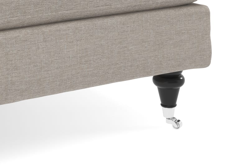 Howard Classic 3-seters Svunget Stoffsofa - Beige - Møbler - Sofaer - Howard sofa