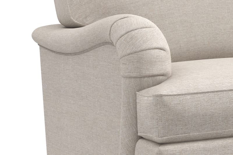 Howard Classic 3-seters Svunget Stoffsofa - Beige - Møbler - Sofaer - Howard sofa