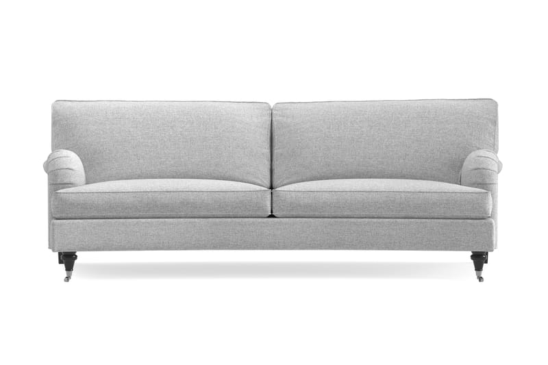 Howard Classic 3-seters Svunget Stoffsofa - Grå - Møbler - Sofaer - Howard sofa