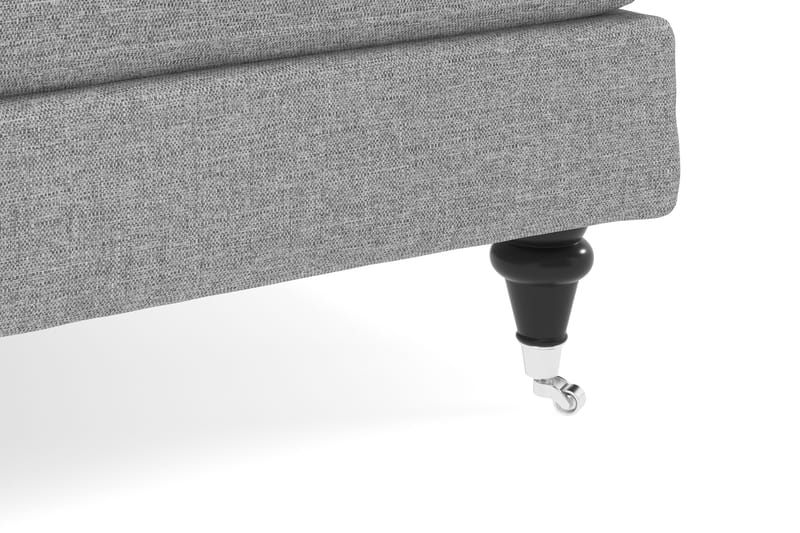 Howard Classic 3-seters Svunget Stoffsofa - Grå - Møbler - Sofaer - Howard sofa