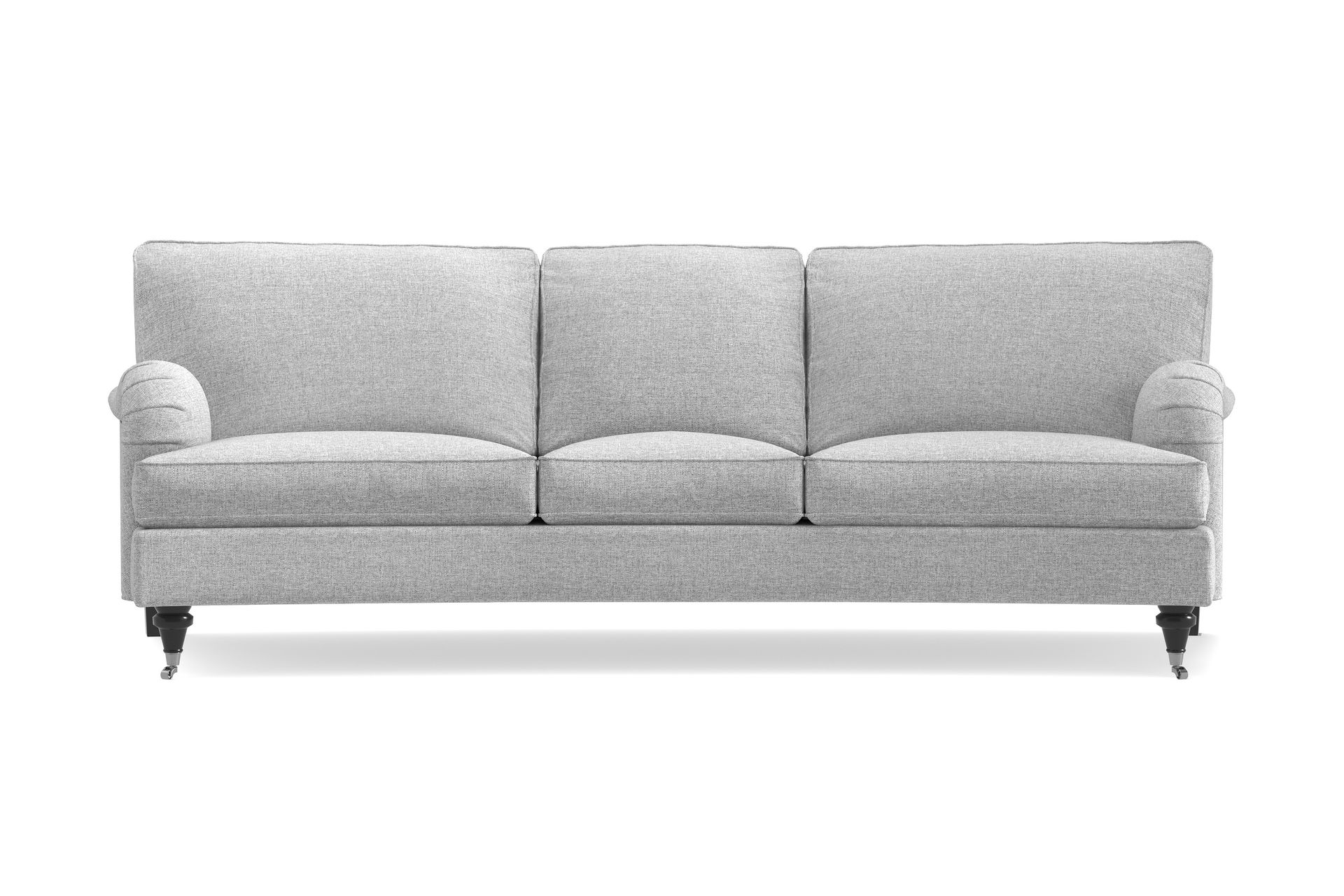 Howard Classic 3-seters Svunget Stoffsofa - Grå - Møbler - Sofaer - Howard sofa
