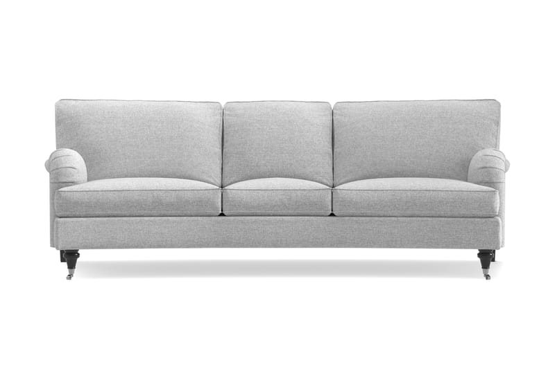 Howard Classic 3-seters Svunget Stoffsofa - Grå - Møbler - Sofaer - Howard sofa