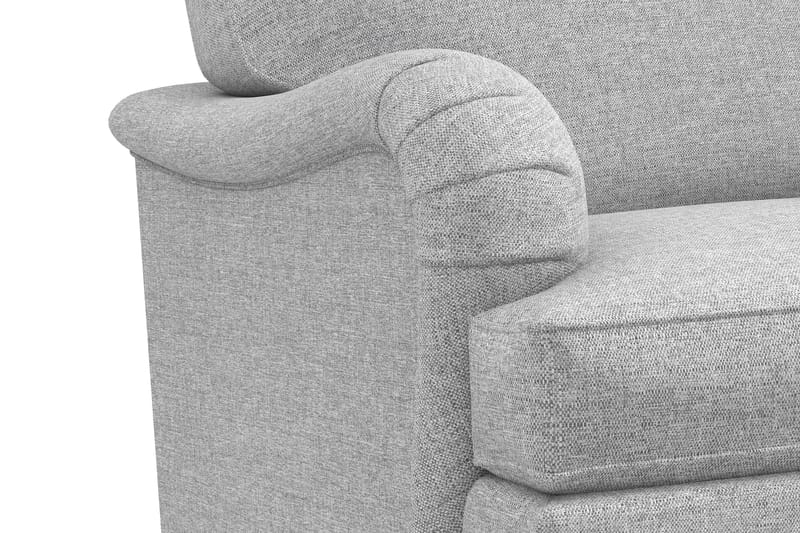 Howard Classic 3-seters Svunget Stoffsofa - Grå - Møbler - Sofaer - Howard sofa