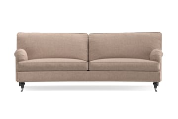 Howard Classic 3-seters Svunget Stoffsofa - Mørk beige - Møbler - Sofaer - Howard sofa