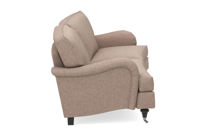 Howard Classic 3-seters Svunget Stoffsofa - Mørk beige - Møbler - Sofaer - Howard sofa