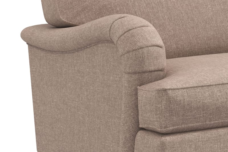 Howard Classic 3-seters Svunget Stoffsofa - Mørk beige - Møbler - Sofaer - Howard sofa