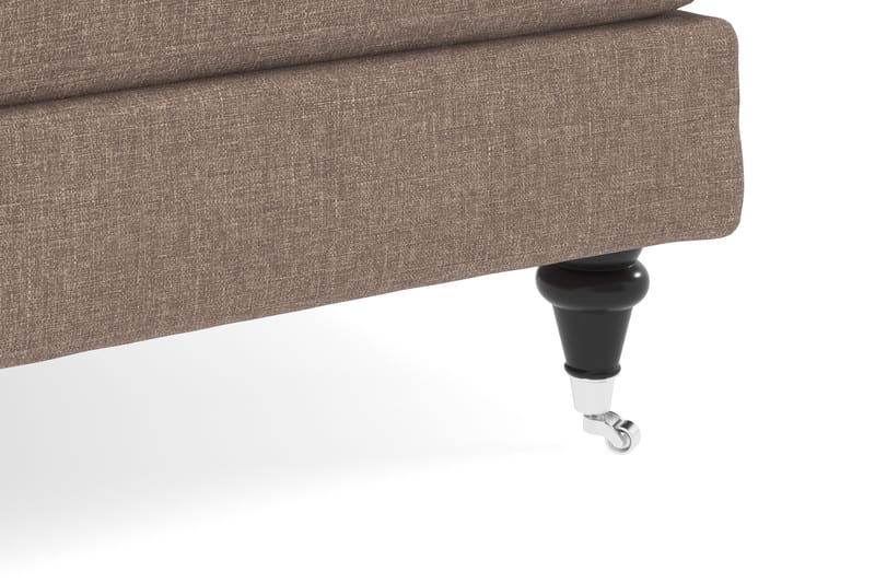 Howard Classic 3-seters Svunget Stoffsofa - Mørk beige - Møbler - Sofaer - Howard sofa