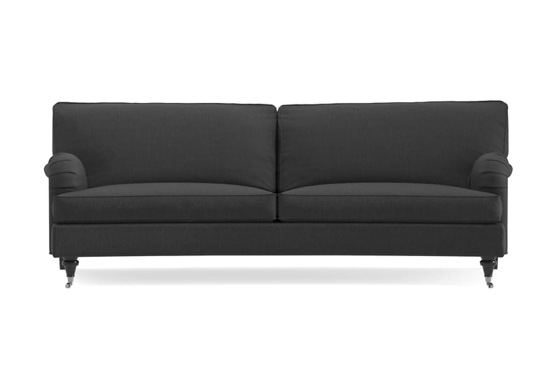 Howard Classic 3-seters Svunget Stoffsofa - Mørk grå - Møbler - Sofaer - Howard sofa