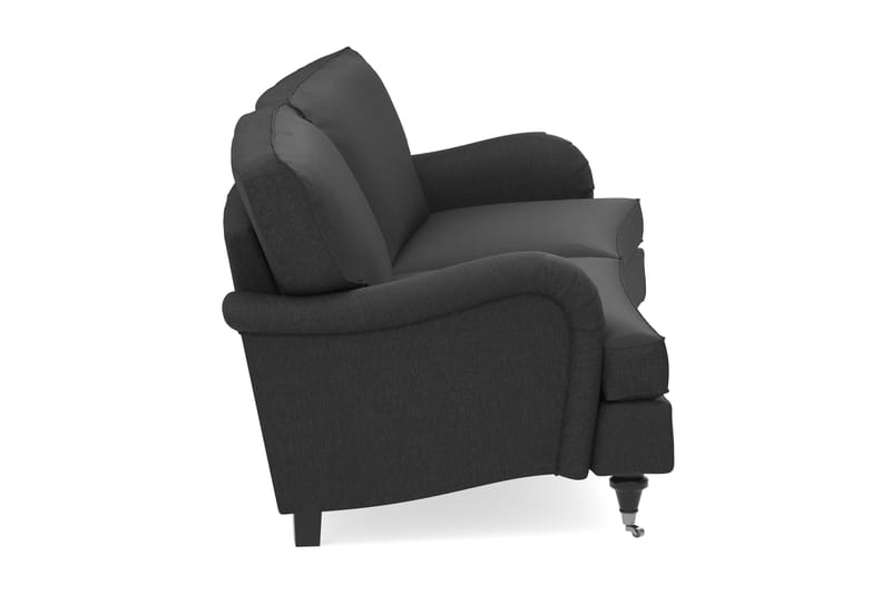 Howard Classic 3-seters Svunget Stoffsofa - Mørk grå - Møbler - Sofaer - Howard sofa