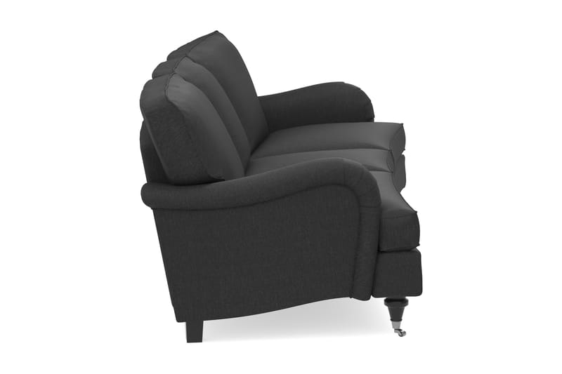 Howard Classic 3-seters Svunget Stoffsofa - Mørk grå - Møbler - Sofaer - Howard sofa
