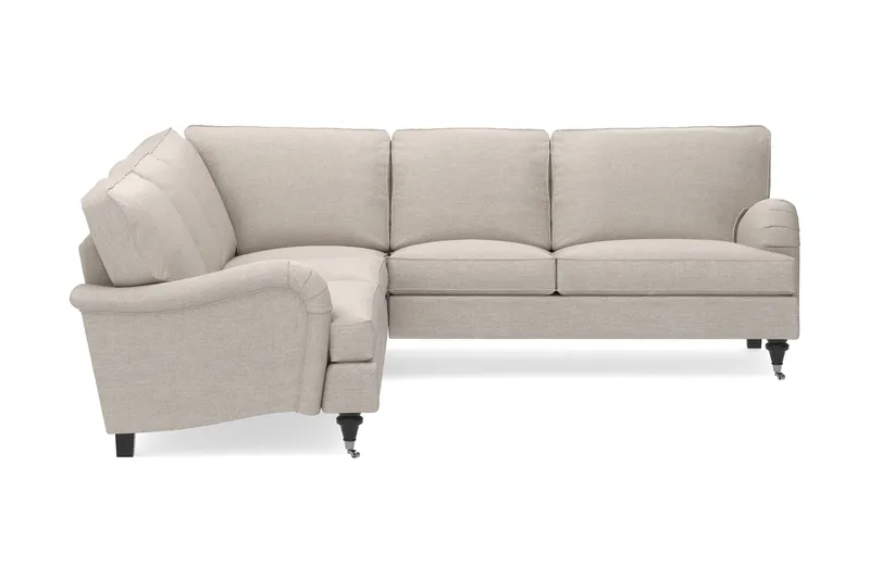 Howard Classic 6-seters L-formet Hjørnesofa i Stoff - Beige - Møbler - Sofaer - Howard sofa