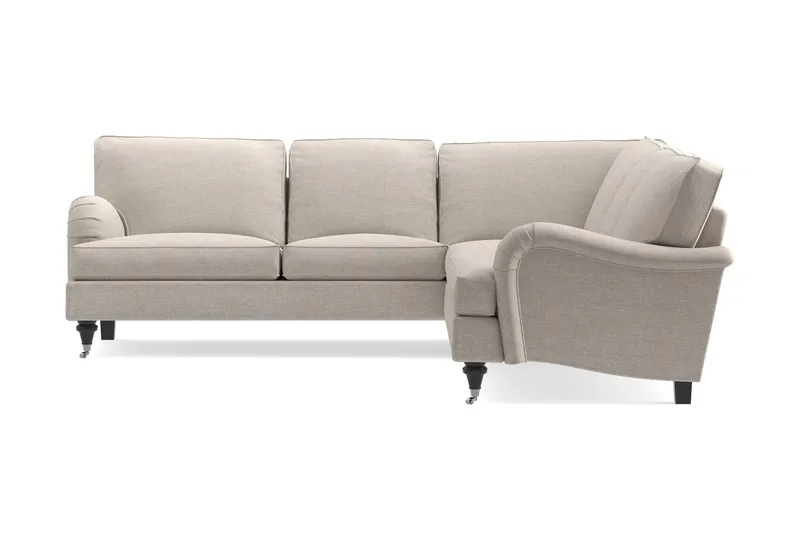 Howard Classic 6-seters L-formet Hjørnesofa i Stoff - Beige - Møbler - Sofaer - Howard sofa