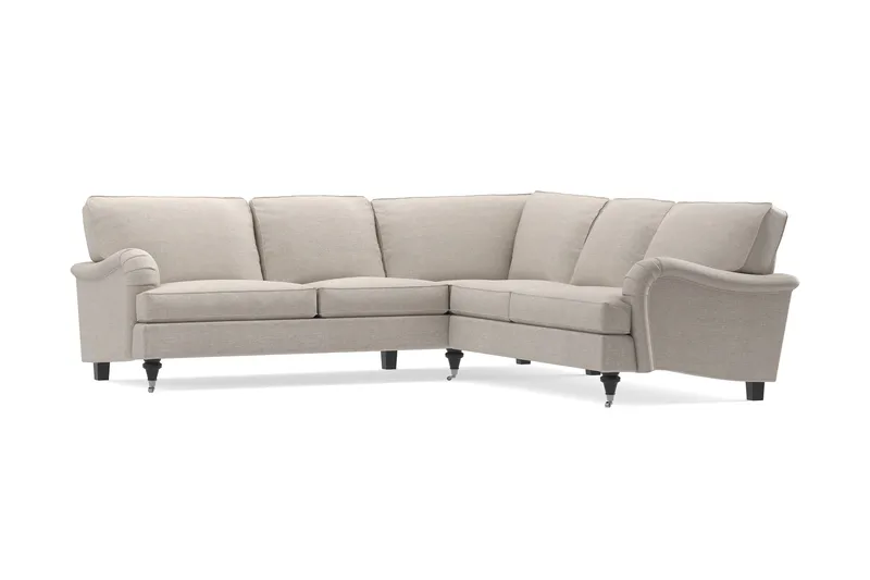 Howard Classic 6-seters L-formet Hjørnesofa i Stoff - Beige - Møbler - Sofaer - Howard sofa