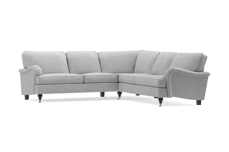 Howard Classic 6-seters L-formet Hjørnesofa i Stoff - Grå - Møbler - Sofaer - Howard sofa