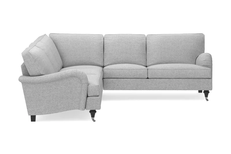 Howard Classic 6-seters L-formet Hjørnesofa i Stoff - Grå - Møbler - Sofaer - Howard sofa