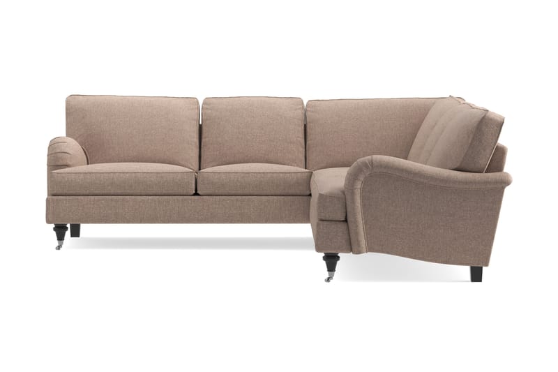 Howard Classic 6-seters L-formet Hjørnesofa i Stoff - Mørk beige - Møbler - Sofaer - Howard sofa