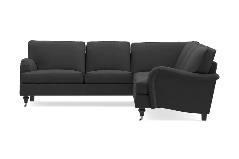 Howard Classic 6-seters L-formet Hjørnesofa i Stoff - Mørk grå - Møbler - Sofaer - Howard sofa