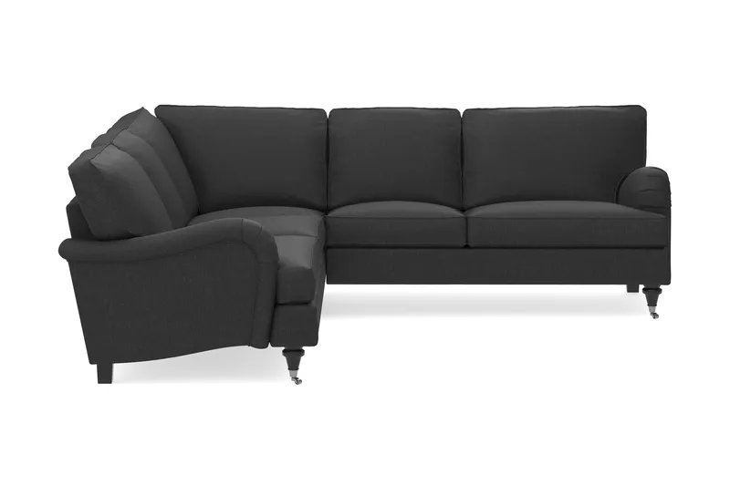Howard Classic 6-seters L-formet Hjørnesofa i Stoff - Mørk grå - Møbler - Sofaer - Howard sofa