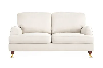 Howard Lyx 2-seters Fløyelssofa - Kremhvit - Møbler - Sofaer - Howard sofa