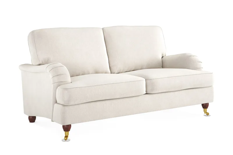 Howard Lyx 2-seters Fløyelssofa - Kremhvit - Møbler - Sofaer - Howard sofa