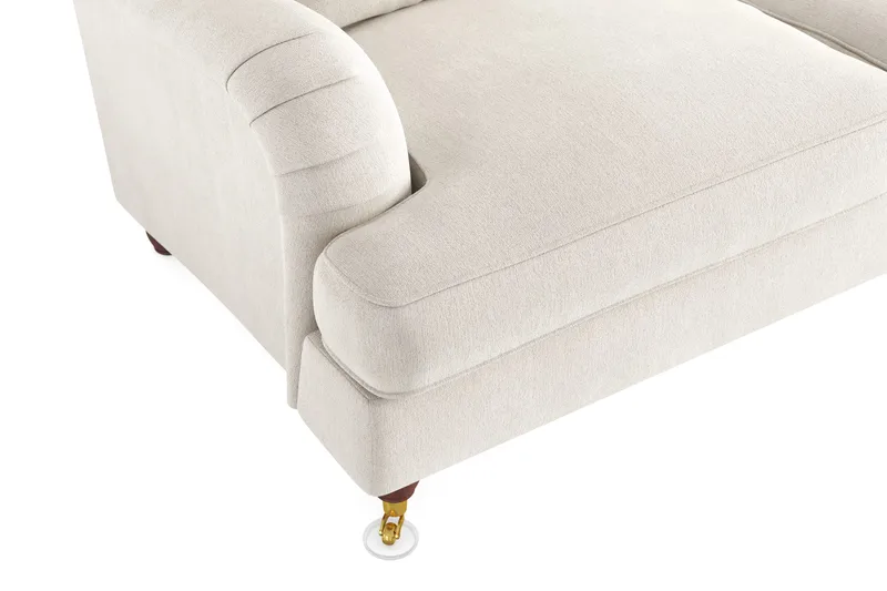 Howard Lyx 2-seters Fløyelssofa - Kremhvit - Møbler - Sofaer - Howard sofa