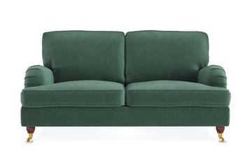 Howard Lyx 2-seters Fløyelssofa - Mørk grønn - Møbler - Sofaer - Howard sofa
