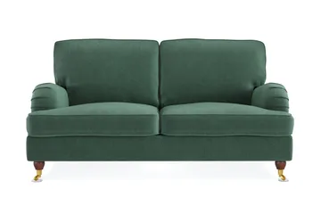 Howard Lyx 2-seters Fløyelssofa - Mørk grønn - Møbler - Sofaer - Howard sofa