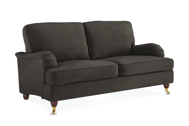 Howard Lyx 2-seters Manchestersofa - Mørk grå - Møbler - Sofaer - Howard sofa