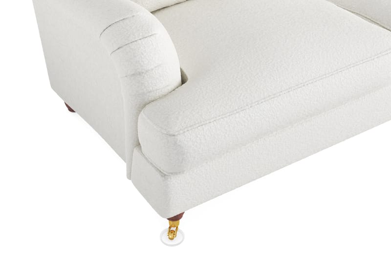 Howard Lyx 2-seters Sofa i Bouclé - Hvit - Møbler - Sofaer - Howard sofa