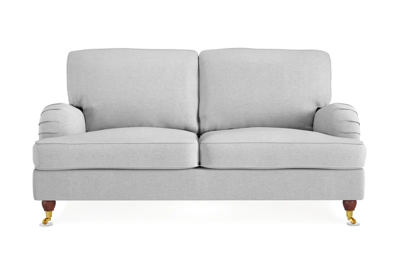 Howard Lyx 2-seters Stoffsofa, Lys grå