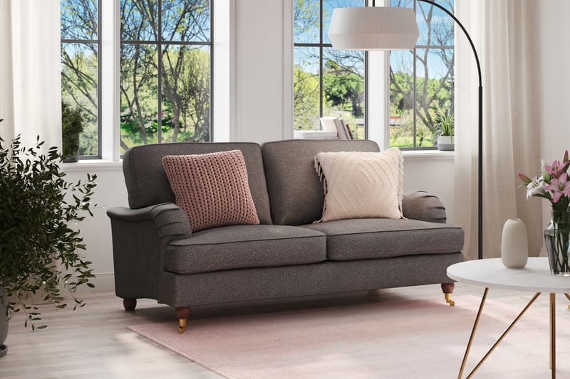 Howard Lyx 2-seters Stoffsofa - Mørk grå - Møbler - Sofaer - Howard sofa