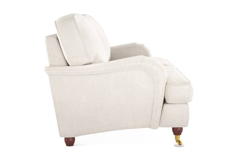 Howard Lyx 3-seters Fløyelssofa - Kremhvit - Møbler - Sofaer - Howard sofa