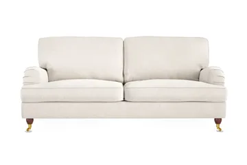 Howard Lyx 3-seters Fløyelssofa - Kremhvit - Møbler - Sofaer - Howard sofa