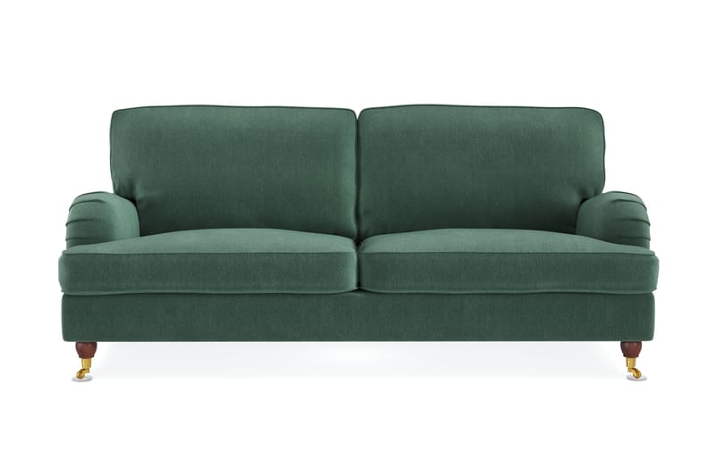 Howard Lyx 3-seters Fløyelssofa - Mørk grønn - Møbler - Sofaer - Howard sofa