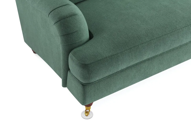 Howard Lyx 3-seters Fløyelssofa - Mørk grønn - Møbler - Sofaer - Howard sofa
