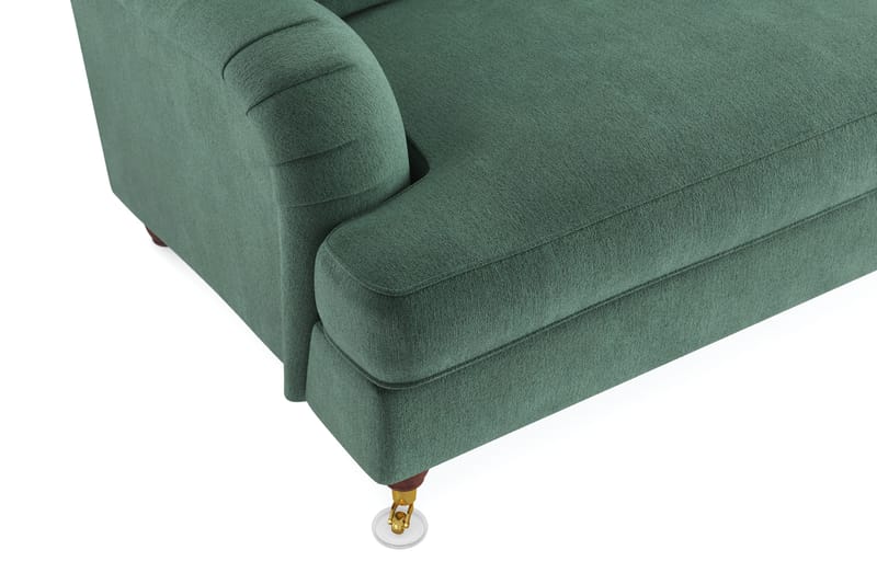 Howard Lyx 3-seters Fløyelssofa - Mørk grønn - Møbler - Sofaer - Howard sofa