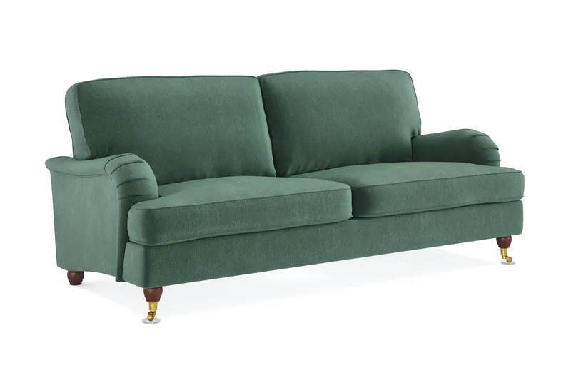 Howard Lyx 3-seters Fløyelssofa - Mørk grønn - Møbler - Sofaer - Howard sofa