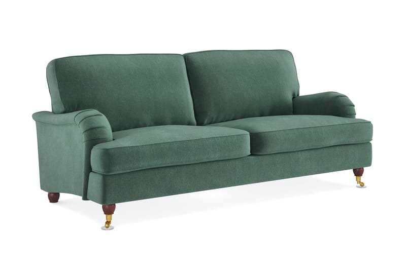 Howard Lyx 3-seters Fløyelssofa - Mørk grønn - Møbler - Sofaer - Howard sofa