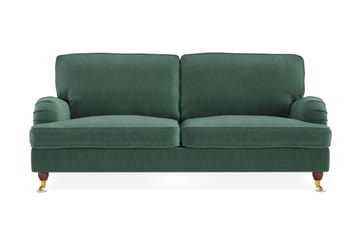 Howard Lyx 3-seters Fløyelssofa - Mørk grønn - Møbler - Sofaer - Howard sofa