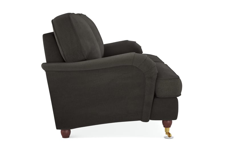 Howard Lyx 3-seters Manchestersofa - Mørk grå - Møbler - Sofaer - Howard sofa