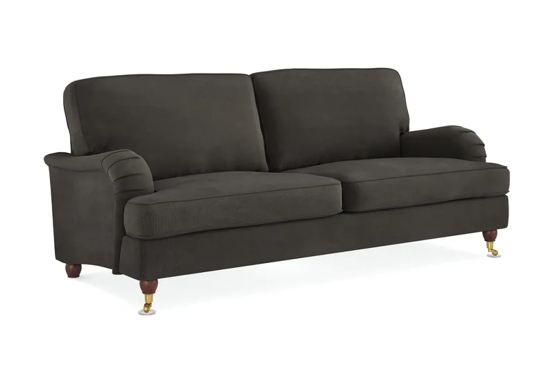 Howard Lyx 3-seters Manchestersofa - Mørk grå - Møbler - Sofaer - Howard sofa