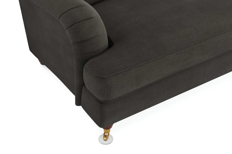Howard Lyx 3-seters Manchestersofa - Mørk grå - Møbler - Sofaer - Howard sofa