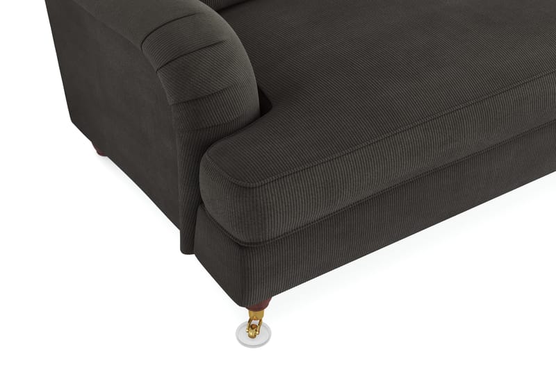 Howard Lyx 3-seters Manchestersofa - Mørk grå - Møbler - Sofaer - Howard sofa